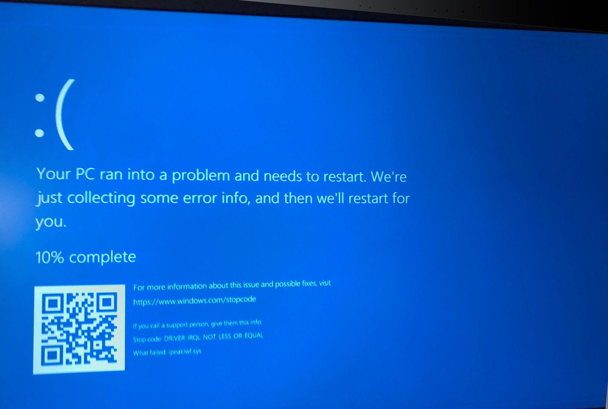 usbhub sys blue screen windows 7