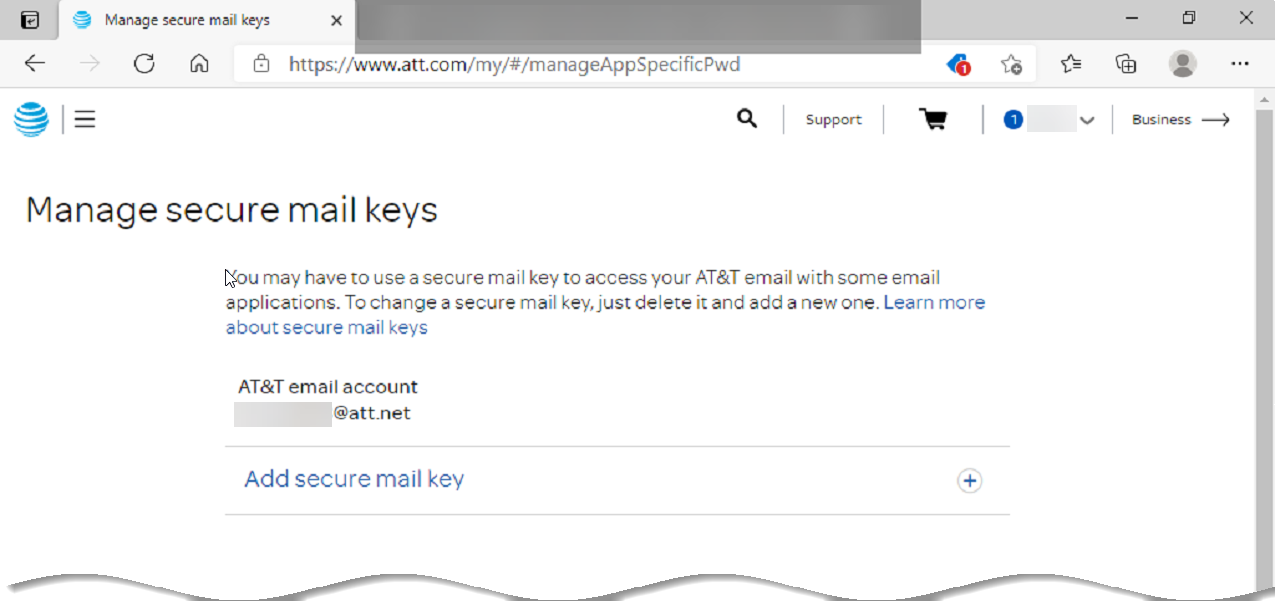 att net email access