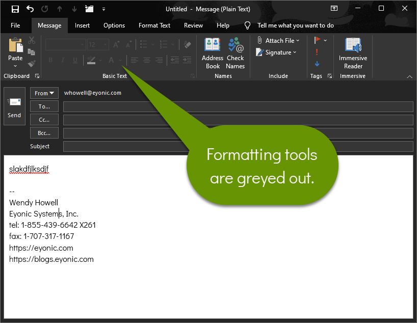 how-to-format-emails-in-outlook-when-the-options-are-greyed-out