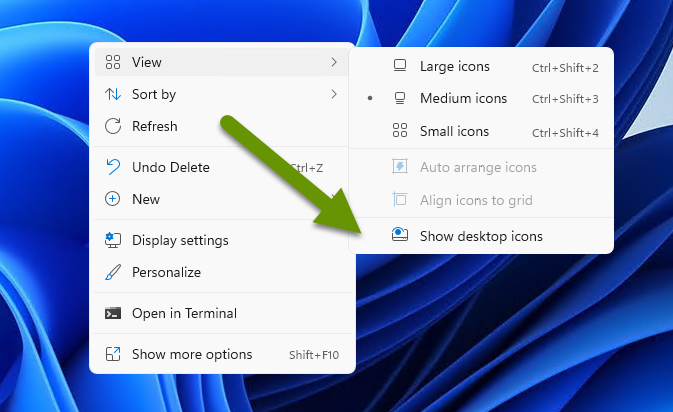 How To Show Desktop Icons In Windows 11 4632