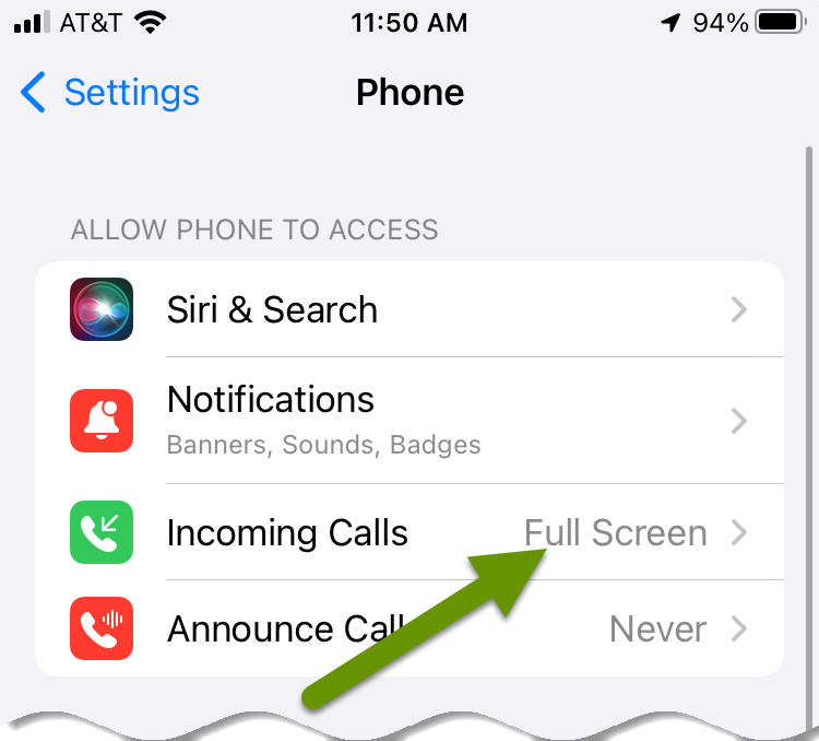 How to Force All Calls on an iPhone to Use the Entire Screen